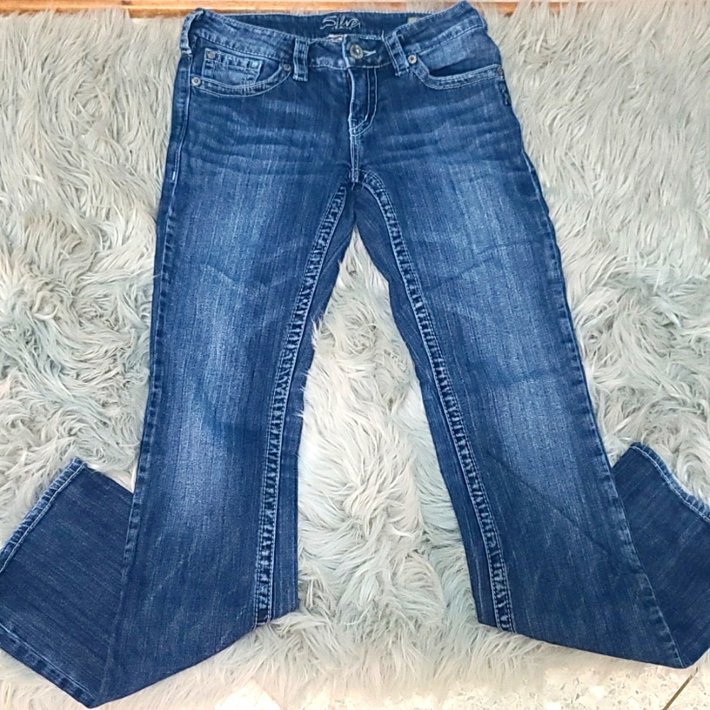 Silver Jeans, W 26 L 35, Blue Jeans